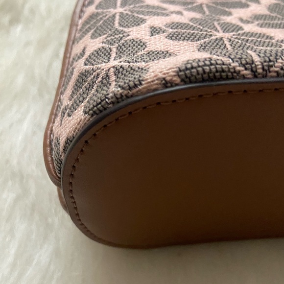 NWOT* Kate Spade Jacquard Spade Flower Cosmetic Bag - Picture 7 of 13